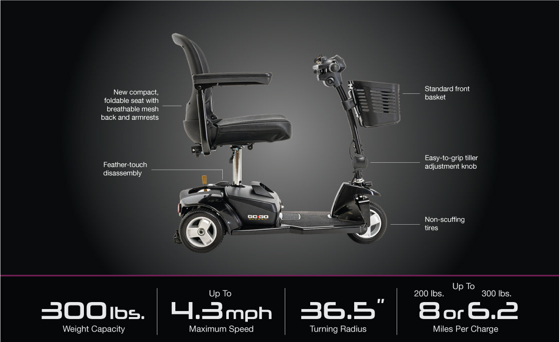 PRIDE - Go-Go® Ultra X 3-Wheel (QUICK-DELIVERY)