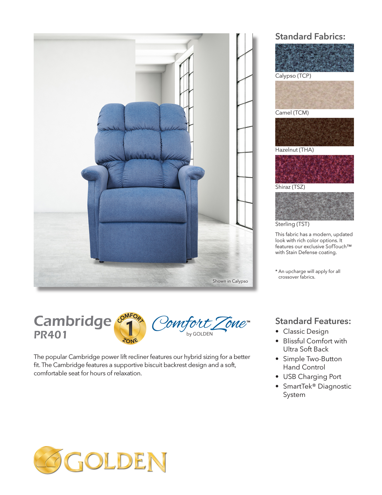 Golden PR401 - Cambridge (Sm/Md or Md/Lg)