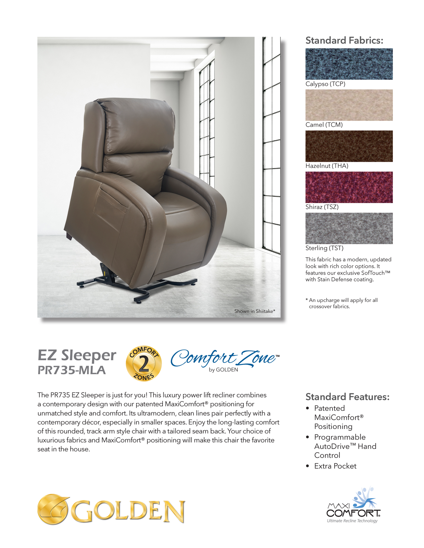 Golden PR735 - EZ Sleeper (Medium/Large)