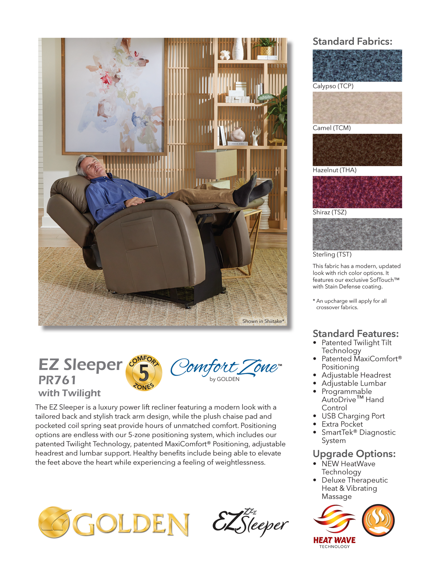Golden -
PR761-MLA EZ Sleeper with Twilight (Medium/Large)
