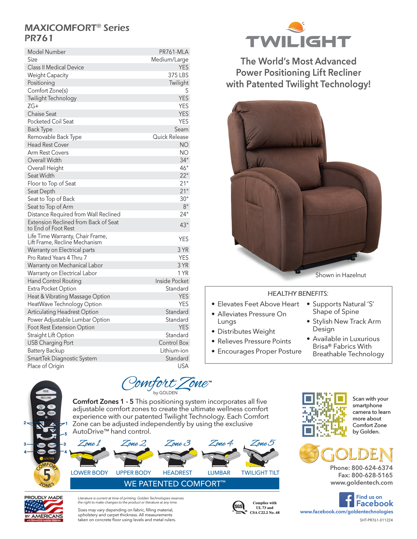 Golden -
PR761-MLA EZ Sleeper with Twilight (Medium/Large)