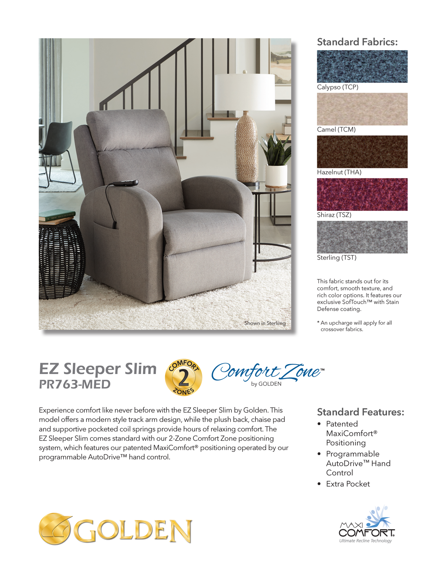 Golden PR763 EZ Sleeper Slim (Medium)