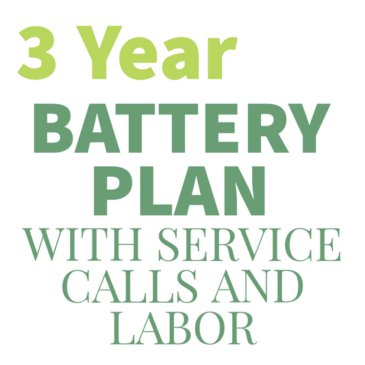 3-Year Battery Plan with Labor - (chair specific)(Lithium Excluded)